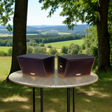 Loa Goldsound vệ tinh sân vườn Goldsound V50NT TH PU (ngoài trời)(số lượng 01 loa), công suất 50w, thiết kế chống nước, loa bass 4 inch, treble 2 inch, kích thước rộng 26 cm, cao 17 cm, sâu 20 cm, phủ da cao cấp, bảo hành 12 tháng