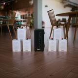 Loa treo tường thông báo phát nhạc nền tự động Gold4cafe AM6.0 (01 amply + 06 loa treo tường màu trắng), loa được thiết kế riêng cho quán, bật lớn không tạp âm, bảo hành dài hạn 5 năm.