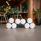 Loa âm trần thông báo phát nhạc nền tự động Gold4cafe 8.0 (01 Amply + 8 loa âm trần), loa được thiết kế riêng cho quán, bật lớn không tạp âm, bảo hành dài hạn 5 năm.