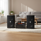 Dàn âm thanh M258 Pro: Đẩy 1200w + 2 V258 + 1 Vang + 2 Micro