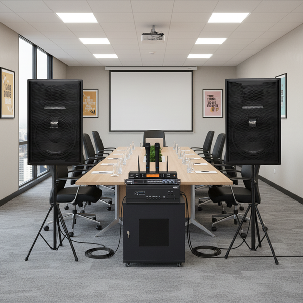 Dàn âm thanh Acoustic V258PU: Đẩy 1200w Goldsound + 2 loa Goldsound V258PU - 258w + 1 Micro không dây  + 1 vang cơ, bảo hành dài hạn 5 năm.