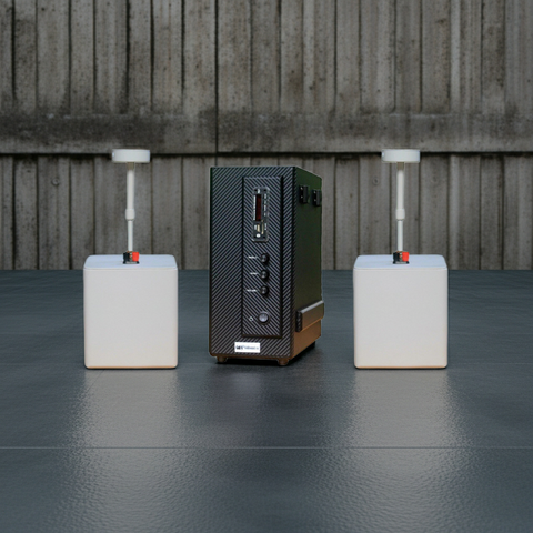 HÀNG TRƯNG BÀY: Dàn loa thả trần (treo trần) cho quán [Amply 150w + 2 loa thả trần 55w Goldsound] - BH 6 tháng