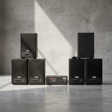 Dàn loa không dây treo tường: 01 amply A57-SG Goldsound + 6 loa không dây Goldsound V57-SG 57w