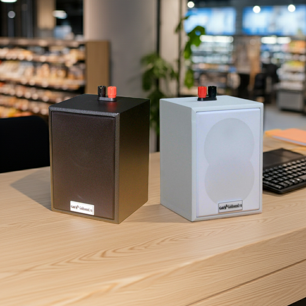 Loa hộp treo tường Goldsound V12 Gold4cafe (1 loa) - công suất 12w, củ loa toàn dải cả âm Bass &Tress 3 inch, loa được thiết kế đập chậm để phù hợp với style quán dịch vụ, kích thước (Rộng*Cao*Sâu): 13*18*12.5 cm; chất liệu thùng gỗ 100%