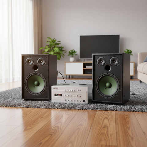 Dàn loa cây V380-A1200 (Amply A1200 + V380)