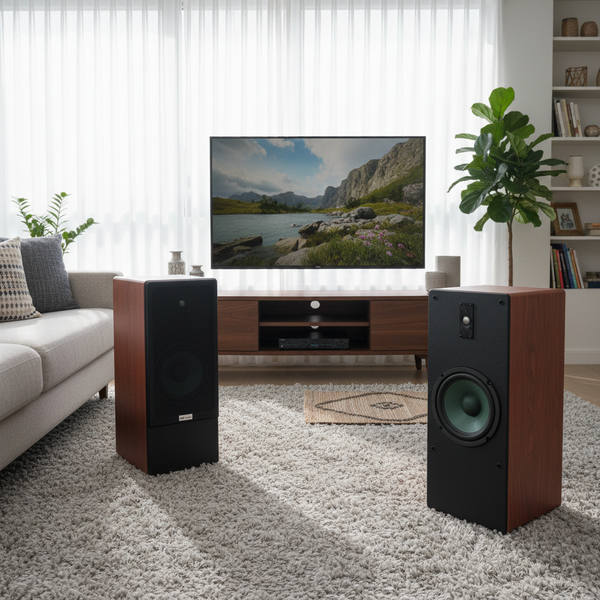 Dàn loa cây V385-A900 (Amply 900w+ loa V385 + Mic có dây)