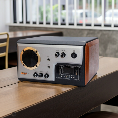 Amply cho quán cafe: 300w Gold4cafe - Bluetooth, Micro.