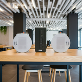 Loa âm trần thông báo, phát nhạc nền tự động: AMT155 Goldsound 150w + 2 loa âm trần Goldsound VAT38 38w, loa được thiết kế riêng cho quán, bật lớn không tạp âm, miễn phí công lắp đặt, bảo hành dài hạn 5 năm