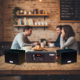 HÀNG TRƯNG BÀY: dàn âm thanh quán [Amply 60w + 2 loa treo tường 15w Goldsound] - BH 6 tháng
