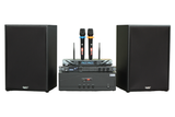 Dàn loa Karaoke gia đình, sân khấu S255 (2 loa Full Bass 30 + 1 cục đẩy 1200w + vang V1 + 2 micro không dây M1) - Hàng trưng bày đồng giá cuối năm