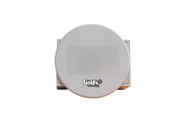 Loa âm trần không dây VAT30 UHF Goldsound (số lượng 01 loa), công suất 30w, loa bass 3 inch, kích thước rộng 19.5 cm, cao 12.5 cm, sâu 10.5 cm, chất liệu thùng gỗ 100%, bảo hành dài hạn 5 năm.