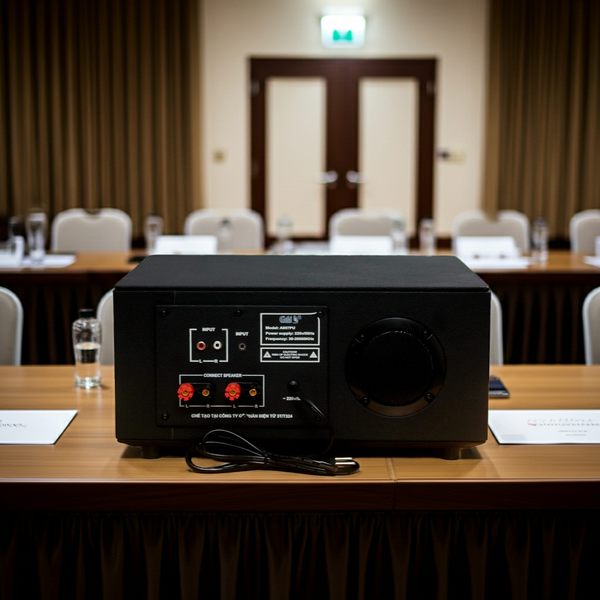 Amply cho quán A907PU_SG - 2K: 2 phân vùng đầu ra (900w, đủ kết nối Bluetooth, RCA, AV, USB) chuyên dụng cho quán cafe, nhà hàng, spa...