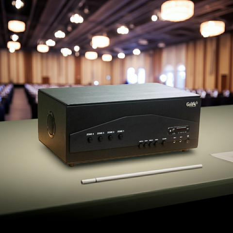 Amply A917PU_TH - 4K: 4 phân vùng đầu ra (1500w, đủ kết nối Bluetooth, RCA, AV, USB) chuyên dụng cho quán cafe, nhà hàng, hội trường, sân khấu...