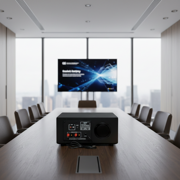 Amply cho quán A907PU_TH - 2K: 2 phân vùng đầu ra (900w, đủ kết nối Bluetooth, RCA, AV, USB) chuyên dụng cho quán cafe, nhà hàng, spa...