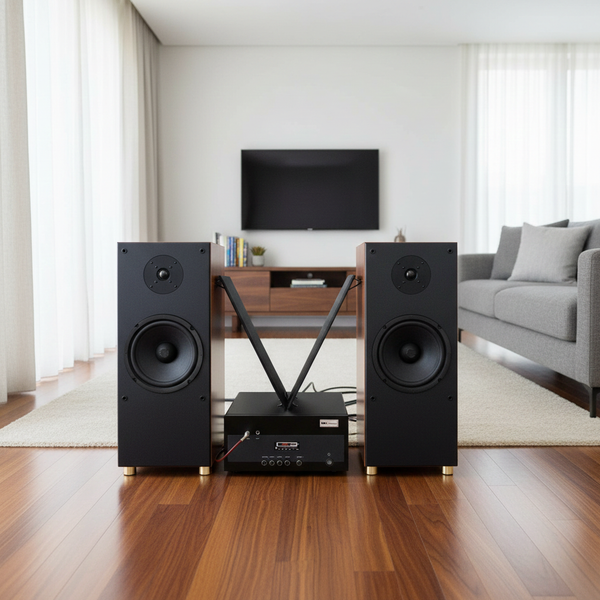 Dàn karaoke gia đình V385-A900 (Âm ly 900w+ cặp loa V385) Goldsound