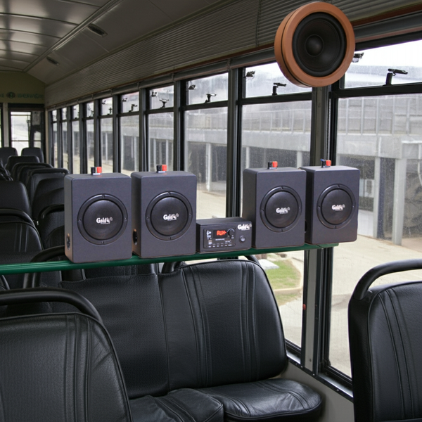 Dàn âm thanh xe ô tô: A120 CAR + 4 V40CAR, chuyên loa xe khách, xe tải, xe du lịch