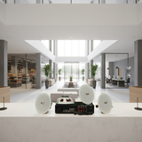 Dàn loa âm trần thông báo, phát nhạc nền tự động: A550F Goldsound 5 vùng âm lượng 550w + 4 loa âm trần VAT27, loa được thiết kế riêng cho quán, bật lớn không tạp âm, miễn phí công lắp đặt, bảo hành dài hạn 12 tháng