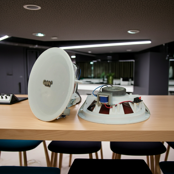 Loa âm trần VAT27 (28w, có gắn biến áp) chuyên cho trung tâm thương mại, khách sạn, toà nhà văn phòng, chung cư, siêu thị, quán cafe, nhà hàng, spa...