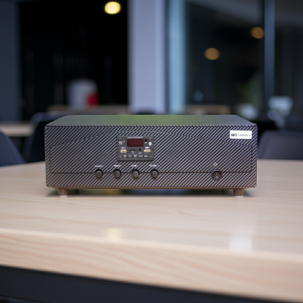 Amply A918_TH Goldsound (2 phân vùng đầu ra, 1200w, đủ kết nối Bluetooth, RCA, AV, USB)