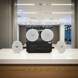 Dàn loa âm trần thông báo, phát nhạc nền tự động: A907PU-2K Goldsound 2 vùng âm lượng 900w + 4 loa âm trần VAT14, loa được thiết kế riêng cho quán, bật lớn không tạp âm, miễn phí công lắp đặt, bảo hành dài hạn 12 tháng