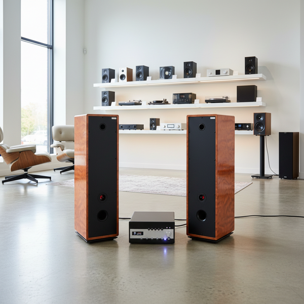 Dàn loa cây vân gỗ V390-A700 (Amply A700 + 02 Loa cây V390) - Hàng trưng bày đồng giá cuối năm