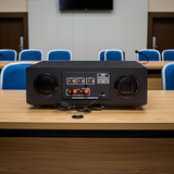 Cục đẩy công suất A958PU_TH-2K Goldsound (công suất 2000w, 2 phân vùng đầu ra, đủ kết nối Bluetooth, RCA, AV, USB)