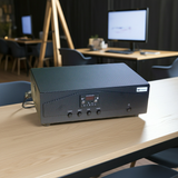 Amply A918_TH Goldsound (2 phân vùng đầu ra, 1200w, đủ kết nối Bluetooth, RCA, AV, USB)