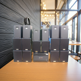 Loa treo tường, phát nhạc nền thông báo: A1800 Goldsound 4 vùng âm lượng 1800w + 16 loa Goldsound V40C 40w, Amply 4 - 6 vùng âm lượng, loa được thiết kế riêng cho quán, bật lớn không tạp âm, miễn phí công lắp đặt, bảo hành dài hạn 5 năm.