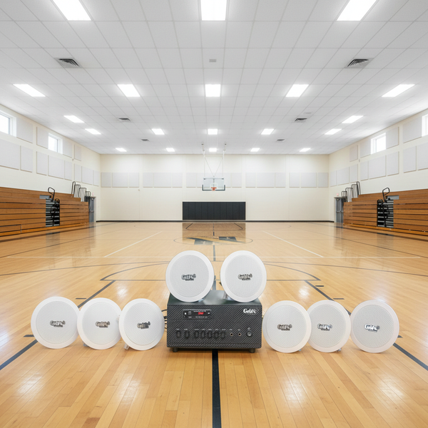 Loa âm trần thông báo phát nhạc nền tự động SA8.0 (amply 384w + 8 loa âm trần 15w), loa được thiết kế riêng cho quán, bật lớn không tạp âm, bảo hành dài hạn 12 tháng