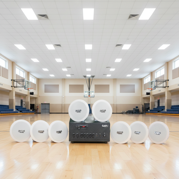 Loa âm trần thông báo phát nhạc nền tự động SA8.0 (amply 384w + 8 loa âm trần 15w), loa được thiết kế riêng cho quán, bật lớn không tạp âm, bảo hành dài hạn 12 tháng