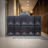 Dàn loa không dây treo tường: 01 amply A57 Goldsound + 10 loa không dây Goldsound V57 - 57w