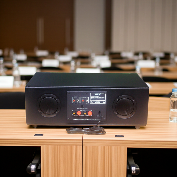 Cục đẩy công suất A938PU-2K_TH Goldsound (1500w, 2 phân vùng đầu ra, đủ kết nối Bluetooth, RCA, AV, USB)