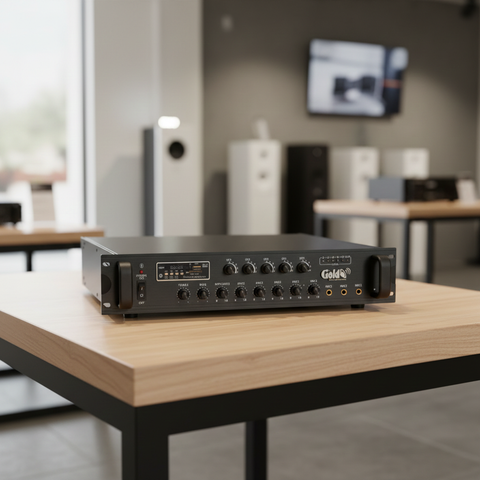 Amply A850F: âm ly phóng thanh (công suất 850w, 5 vùng, bluetooth, USB, SD Card, AUX)