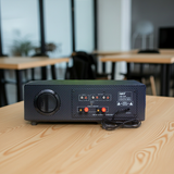 Amply A918_TH Goldsound (2 phân vùng đầu ra, 1200w, đủ kết nối Bluetooth, RCA, AV, USB)