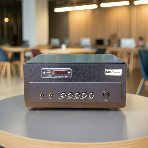 Loa cafe, Loa nhà hàng: Amply A381 Bluetooth 380w ( điều chỉnh 2 khu âm thanh riêng biệt)