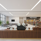 Dàn loa âm trần thông báo, phát nhạc nền tự động: A156PU Goldsound 200w + 6 loa âm trần VAT8, loa được thiết kế riêng cho quán, bật lớn không tạp âm, miễn phí công lắp đặt, bảo hành dài hạn 12 tháng