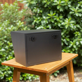 Loa vệ tinh sân vườn Goldsound V130NT-PU (ngoài trời) (Số lương 1 loa), công suất 130w, thiết kế chống nước, loa bass 20cm, treble 3 inch, kích thước rộng 37 cm, cao 27.5 cm, sâu 27 cm, phủ da cao cấp, Bảo hành 12 tháng