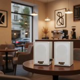 Loa không dây treo tường V27 UHF Goldsound, công suất 27w, loa bass 3 inch, kích thước rộng 12.6 cm, cao 18 cm, sâu 13 cm, bảo hành dài hạn 5 năm.