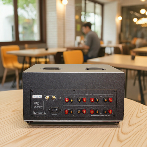 Âm ly 1500w A1500 (Bluetooth, USB, 3.5, AV đầy đủ): Giải pháp âm thanh đa vùng