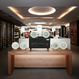 Dàn loa âm trần thông báo, phát nhạc nền tự động: A156PU Goldsound 200w + 6 loa âm trần VAT8, loa được thiết kế riêng cho quán, bật lớn không tạp âm, miễn phí công lắp đặt, bảo hành dài hạn 12 tháng