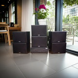 Dàn loa treo tường: Amply A917PU - 2K Goldsound 2 vùng âm lượng 1200w + 6 loa Goldsound V130 - 130w, bật lớn không tạp âm, miễn phí công lắp đặt, bảo hành dài hạn 5 năm