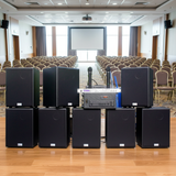 Dàn Acoustic chuyên nghiệp cho quán: 8 loa V230 + Đẩy A906 + Micro db 500Pro + Mixer KM330