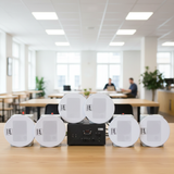 Dàn loa âm trần: A907 Goldsound 2 vùng âm lượng 900w + 6 loa âm trần Goldsound VAT28 28w, loa được thiết kế riêng cho quán, bật lớn không tạp âm, miễn phí công lắp đặt, bảo hành dài hạn 5 năm