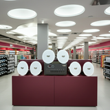 Dàn loa âm trần thông báo, phát nhạc nền tự động: A384PU-2K Goldsound 2 vùng âm lượng 380w + 6 loa âm trần VAT14, loa được thiết kế riêng cho quán, bật lớn không tạp âm, miễn phí công lắp đặt, bảo hành dài hạn 12 tháng