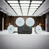 Dàn loa âm trần thông báo, phát nhạc nền tự động: A384PU-2K Goldsound 2 vùng âm lượng 380w + 4 loa âm trần VAT14, loa được thiết kế riêng cho quán, bật lớn không tạp âm, miễn phí công lắp đặt, bảo hành dài hạn 12 tháng