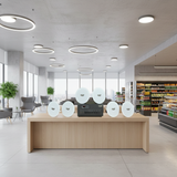 Dàn loa âm trần thông báo, phát nhạc nền tự động: A384PU-2K Goldsound 2 vùng âm lượng 380w + 6 loa âm trần VAT14, loa được thiết kế riêng cho quán, bật lớn không tạp âm, miễn phí công lắp đặt, bảo hành dài hạn 12 tháng