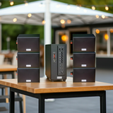 HÀNG TRƯNG BÀY: dàn âm thanh quán [Amply 380w + 6 loa treo tường 15w Goldsound] - BH 6 tháng