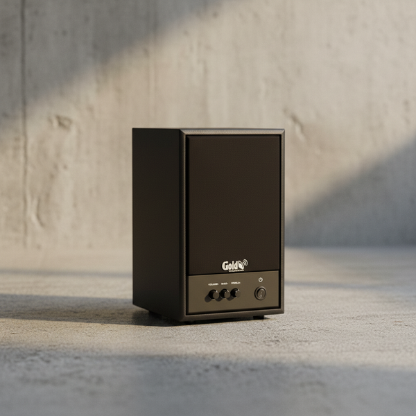 Dàn loa không dây treo tường: 01 amply A57 Goldsound + 3 loa không dây Goldsound V57 - 57w