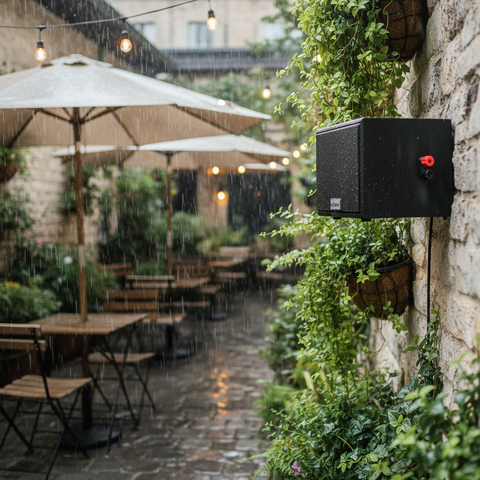 Loa sân vườn V101 - NT Goldsound (số lượng 1 loa), công suất 15w, thiết kế chống nước, loa bass 3 inch, kích thước rộng 23 cm, cao 17 cm, sâu 16 cm, bảo hành 12 tháng.