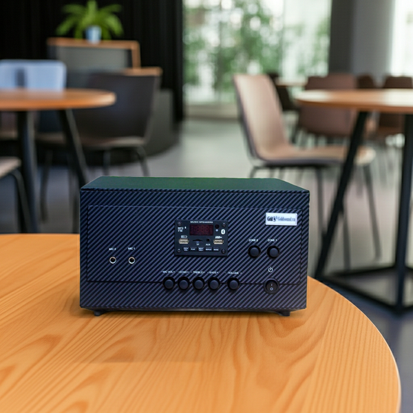 Amply A907 (2 phân vùng đầu ra, 900w, đủ kết nối Bluetooth, RCA, AV, USB)